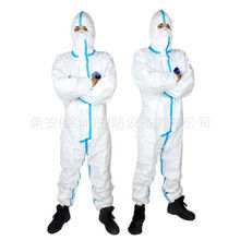 使い捨て可能なプラスチック塵の証拠の化学的安全完全なボディBiohazardのスーツ